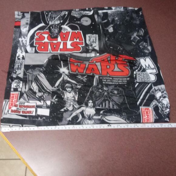 Star Wars Mens Med Comic Book All Over Graphic Tee Fifth Sun  Black White Red - Picture 4 of 7